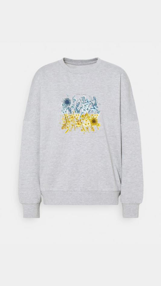 Long sleeve sweatshirt "Ukrainian flag"