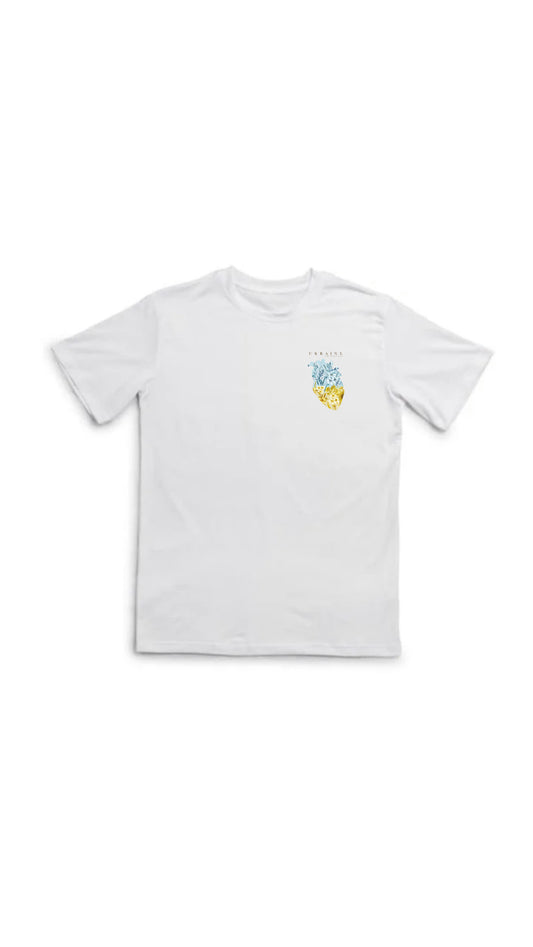 Short sleeve t-shirt "Ukrainian heart"