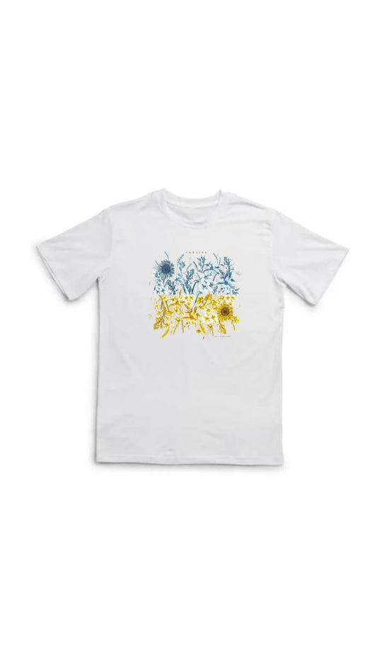 Short sleeve t-shirt "Ukrainian flag"