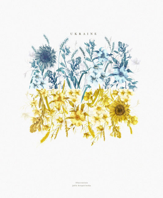 Long sleeve sweatshirt "Ukrainian flag"